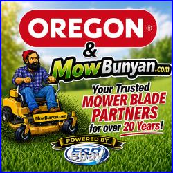 Set of 2 Oregon 91-051 Blades for 44 cut Swisher Tow-Behind Finish-Cut Mowers