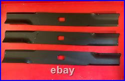 Set of 3 60 blades for all Buhler Farm King 5' grooming finishing mowers 966719