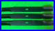 Set of 3 72 blades for all Buhler Farm King 6' grooming finishing mowers 966738