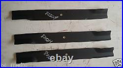 Set of 3 Blades for Bush Hog FTH, RDH and TH Series 60 Cut Mowers Code 82324