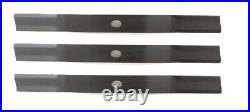 Set of 3 Blades for Land Pride 60 Cut Finish Mowers, Code 890-204C