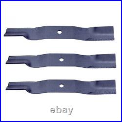 Set of (3)- Heavy Duty High Lift Mower Blades for 54 Cut Fits Kubota K5617-3433