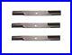 Set of 3 Mower Blades 16-7/8 Long x 3/4 Hole Replaces 48007700 91140 Farmer