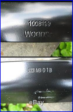 Set of 3 OEM WOODS RD7200 72 Rotary Mower Blades 1008199KT finishing grooming