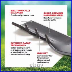 Set of 3 Oregon 396-728 Gator G6 Blades for 72 Cut Land Pride Finishing Mowers