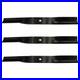 Set of 3 RM360 RM550 Mower Blades Fits Woods 34615 34615KT 15127