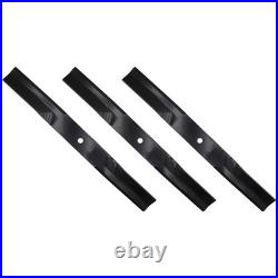 Set of 3 RM360 RM550 Mower Blades Fits Woods 34615 34615KT 15127