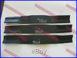 Set of 3 Replacement Blades for Bush Hog 60 Cut Finish Mowers Code 88668