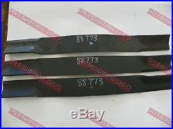 Set of 3 Replacement Blades for Bush Hog 72 Cut Finish Mowers Code 88773
