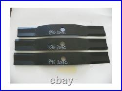 Set of 3 Replacement Blades for LandPride 60 Cut Finish Mowers 890-204C, 890