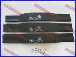 Set of 3 Replacement Blades for LandPride 60 Cut Finish Mowers 890-204C, 890-17C