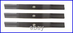 Set of 3 Replacement Blades for Land Pride 60 Cut Finish Mowers, Codes 890-1