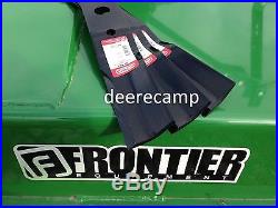 Set of 3 blades Frontier GM1060R 60 finishing grooming mowers 5WP1001513X