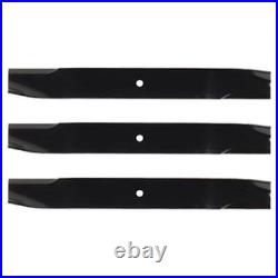 Set of 3 heavy duty XHT 61 mower blades to fit Wood Brothers 70142 70142KT