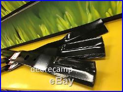 Set of 3 mower blades for Woods RD7200 72 finishing grooming mowers 1008199KT