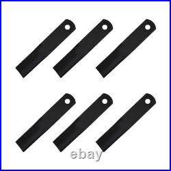 Set of 6 Blades Fits Woods RM90 RM990 P990 90 Grooming Finish Mower # 24590KT