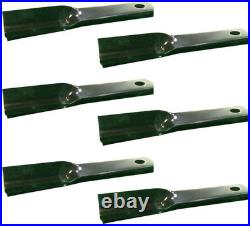 Set of 6 Blades for Woods RM90 RM990 P990 90 Fits Grooming Finish Mower # 24590