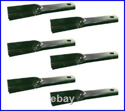 Set of 6 Blades for Woods RM90 RM990 P990 90 Grooming Finish Mower # 24590KT