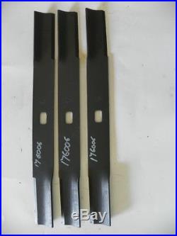 Set of Three (3) Blades for Douglas 6' Side Discharge Finish Mower 23-7/8 Long