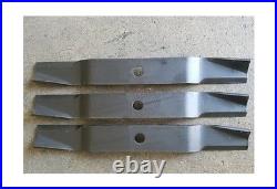 Set of Three (3) Finish Mower Blades for 4' Mower, 000-6795 Blade F