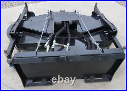 Skid Steer 3 Blade Finish Mower Wolverine Hydraulic Skid Steer Attachment