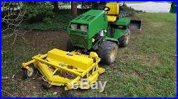Steiner 430 Max tractor with Snow blower, Dozer blade, Finish mower, Box blade