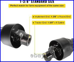 Sturdy 6 Spline PTO Shaft for Finish Mower, Rotary Cutter