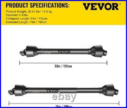 Sturdy 6 Spline PTO Shaft for Finish Mower, Rotary Cutter