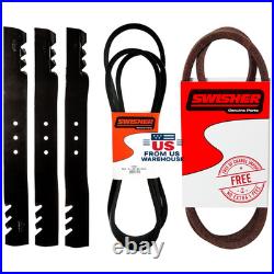 Swisher 21055-66 in Finish Cut Service Kit Blade & 2 Belts for 66? Mowers
