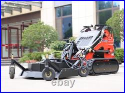 TYPHON Mini Skid Steer Attachement Lawn Mower Hydraulic 3 Blade Finish Mower