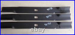 Three Blades for Buhler Farm King K-72 6' Cut Finish Mower Code 966738