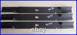 Three Blades for Farm King K-72 6' Cut Finish Mower Code 966738
