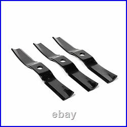 Titan Attachments 3 Pack 48 Finish Mower Replacement Blades Landscaping Lawn
