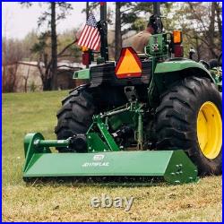 Titan Attachments 3 Point Flail Mower, 72 Green Finish Fits Cat 1 Tractors