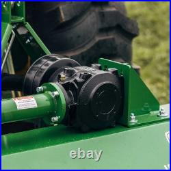 Titan Attachments 3 Point Flail Mower, 72 Green Finish Fits Cat 1 Tractors
