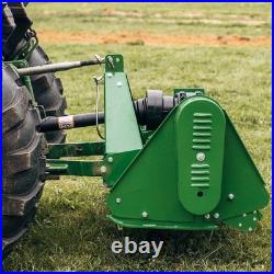 Titan Attachments 3 Point Flail Mower, 72 Green Finish Fits Cat 1 Tractors