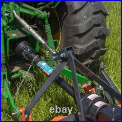 Titan Attachments 3 Point PTO Finish Mower, 48 Cutting Width, Category 1 Hitch