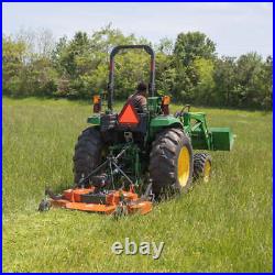 Titan Attachments 3 Point PTO Finish Mower, 60 Cutting Width, Category 1 Hitch
