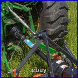 Titan Attachments 3 Point PTO Finish Mower, 72 Cutting Width, Category 1 Hitch