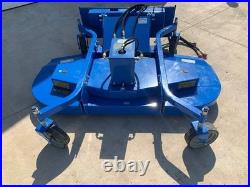 Topcat Finish Mower 3 Blade Hydraulic Skid Steer Attachment