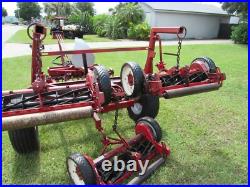 Toro Reel Mower 5 Gang Hydraulic Transport Pull Frame Reelmaster 11 ft CUT