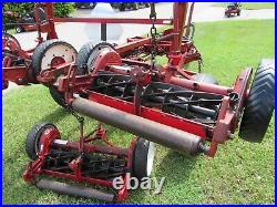 Toro Reel Mower 5 Gang Hydraulic Transport Pull Frame Reelmaster 11 ft CUT