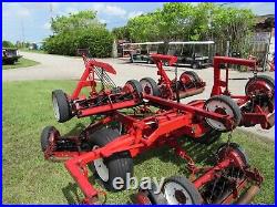Toro Reel Mower 7 Gang Hydraulic Transport Pull Frame Reelmaster 16 Ft Cut