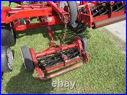 Toro Reel Mower 7 Gang Hydraulic Transport Pull Frame Reelmaster 16 Ft Cut