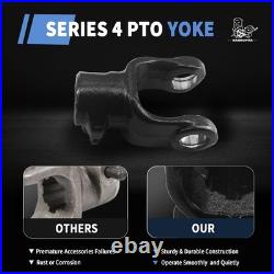 Universal 1-3/8 PTO End Yoke with Quick Disconnect for Efficient Farming