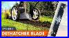 Using A Dethatching Lawn Mower Blade