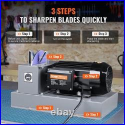 VEVOR Lawn Mower Blade Sharpener, 1HP 750W Lawnmower Blade Grinder with9-inch Ceram