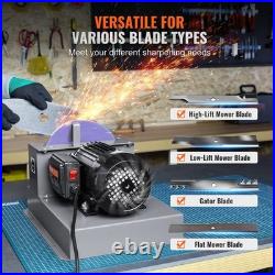 VEVOR Lawn Mower Blade Sharpener, 1HP 750W Lawnmower Blade Grinder with 9-inch Ce