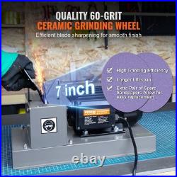 VEVOR Lawn Mower Blade Sharpener, 2/3HP 500W Lawnmower Blade Grinder with 7-inch