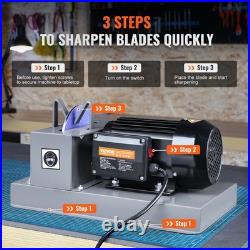 VEVOR Lawn Mower Blade Sharpener, 2/3HP 500W Lawnmower Blade Grinder with 7-inch